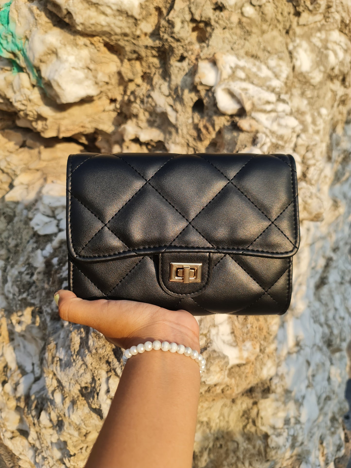 Set Acolchado Chic Negro