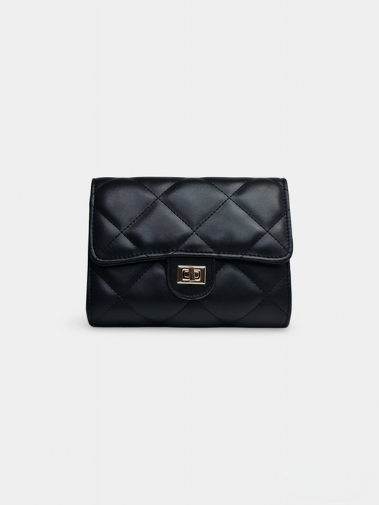 Set Acolchado Chic Negro