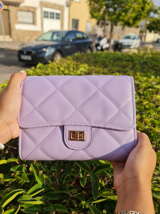 Set Acolchado Chic Morado